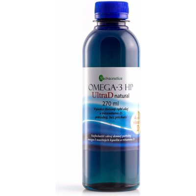Nutraceutica Rybí olej Omega-3 HP s organicky vázaným jódem natural 270 ml – Hledejceny.cz