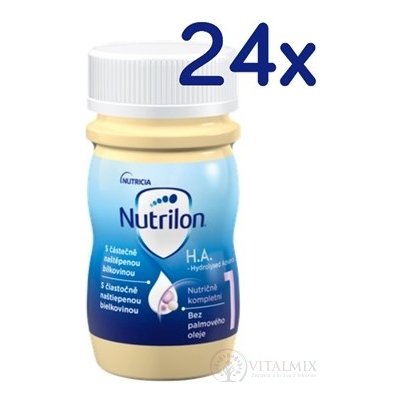 Nutrilon 1 HA RTF počáteční mléčná kojenecká výživa, tekutá 24x90 ml – Sleviste.cz