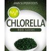 Doplněk stravy na detoxikaci AWA superfoods Chlorella 200 g 800 tablet