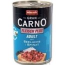 Animonda Gran Carno Fleisch Adult losos & špenát 6 x 400 g