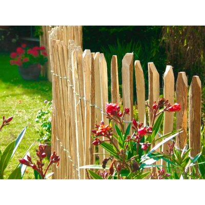 Florawrold Plaňkový zahradní plot, líska přírodní, 4-5 cm, 500 x 90 cm – Zboží Mobilmania