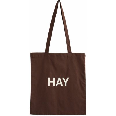 HAY Látková taška Tote Bag Dark Brown