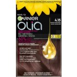 Garnier Olia Permanent Hair Color olejová permanentní barva na vlasy 4,15 Iced Chocolate 50 g – Hledejceny.cz