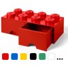 LEGO® úložný box s šuplíky 25 x 25 x 18 cm žlutá