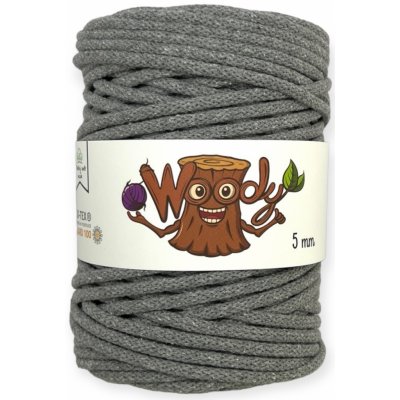 Woody 5 mm - Tmavě šedá – Zboží Dáma