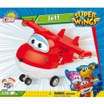 COBI 25122 Super Wings Světoběžník Jett červené letadlo – Zboží Dáma