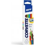 MFP 6330509 pastelky triangular s ořezávátkem 6 ks – Zboží Dáma