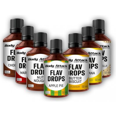 Body Attack Flav Drops stracciatella 50 ml – Zboží Dáma