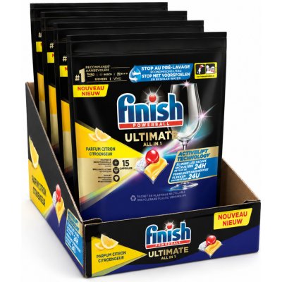 Finish Power Ultimate All in1 Citron kapsle do myčky 4 x 15 ks – Zboží Mobilmania