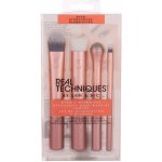 Real Techniques Brushes Prep & Prime sada kosmetický štětec na podkladovou bázi + exfoliační štětec + chladivý roll-on pro oční okolí + exfoliační štětec na rty – Sleviste.cz