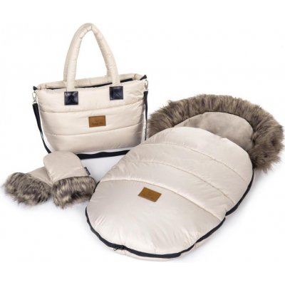 HappyBee Zimní set Trinity rukavice taška Latte – Hledejceny.cz