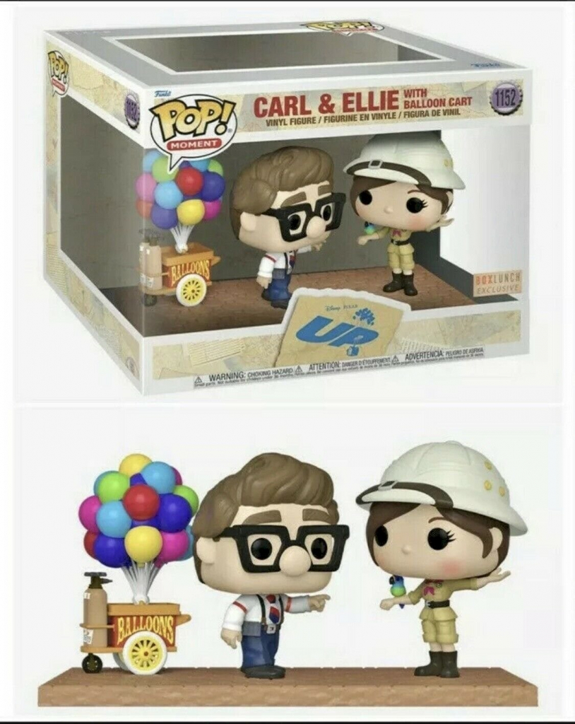 Funko Pop! Moment Up Carl & Ellie Balloon Cart Vzhůru do oblak