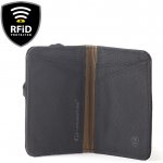 LIFEVENTURE RFiD Card Wallet grey – Zboží Mobilmania