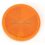 WAS Odrazka 61mm oranžová samolepící