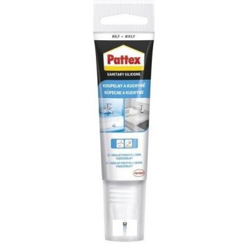 PATTEX Koupelny a kuchyně sanitární silikon 280g bílý