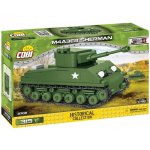 COBI 2705 World War II Americký tank Sherman M4A3E8 – Zbozi.Blesk.cz