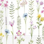 Procos Papírové ubrousky 3V luční květy 33x33cm 20ks – Hledejceny.cz