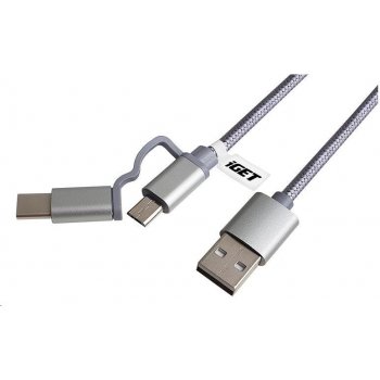 iGET G2V1 USB kabel 2v1 1 m