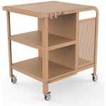 ZiiPa Servírovací vozík Desserte Pantana Sand 83,5 x 68 x 88 cm – Zboží Dáma