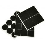 GEKO Samolepící plstěné podložky pod nábytek 28ks, kulaté 25mm, čtvercové 25x25mm a 40x40mm G29812 – Zboží Mobilmania