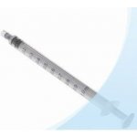 Medilab Meditec Stříkačka injekční 1 ml 3-dílná úsporný píst 1 ks