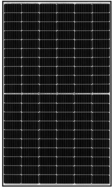 Solight JA Solar 380Wp černý rám monokrystalický monofaciální 1769x1052x35mm FV-JAM60S20MRBF-380W