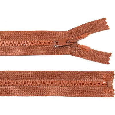 Kostěný zip no.5 rozepínací 80cm bundový color: 685 rezavá hnědá – Hledejceny.cz
