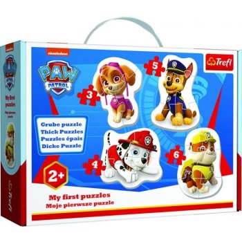 Trefl 36087 Baby Paw Patrol 3,4,5,6 dílků