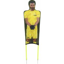 POWER SHOT Fotbalové tréninkové figuríny s potiskem sada 3ks žluté 180cm
