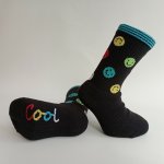 Trepon Dětské sportovní froté ponožky Smajlík, černé – Hledejceny.cz