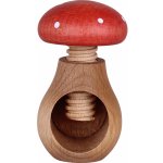 Strömshaga Louskáček na ořechy Nutcracker Mushroom Fly Agaric, červená barva, dřevo – Zboží Dáma