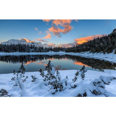 Norimpex Diamantové malování Zimní klid 30 x 40 cm – Zboží Mobilmania