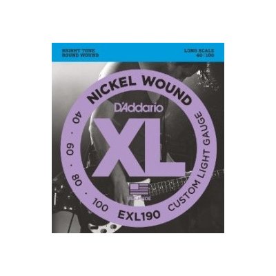 D'ADDARIO EXL190 Custom Light - .040 - .100