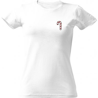 Tričko s potiskem Cukrátková Elegance Bílá – Zboží Mobilmania