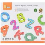 Viga Dřevěná magnetická písmenka a číslice v českém jazyce – Zboží Dáma