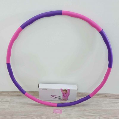Bydlení M.S. Masážní obruč Hula hop růžovo-fialová, 75 - 95 cm – Zboží Dáma
