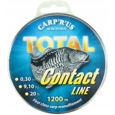 Carp´R´Us Total Contact Line Yellow 1200m 0,3mm 9,1kg – Zboží Dáma
