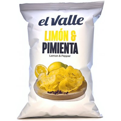 El Valle Chipsy s příchutí Citron a pepř 130 g – Zboží Dáma