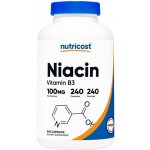 Nutricost Vitamin B3 Niacin 100 mg 240 kapslí – Hledejceny.cz