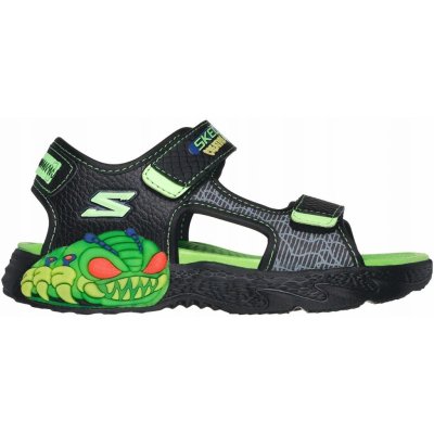Skechers dětské sandálky černá – Zboží Dáma