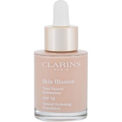 Clarins Hydratační make-up Skin Illusion SPF15 Natural Hydrating Foundation 102.5 Porcelain 30 ml – Zboží Mobilmania