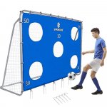 SPRINGOS SG0010 Fotbalová branka s terčem 240x170x85 cm – Zboží Dáma