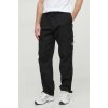 Pánské klasické kalhoty Calvin Klein Jeans kalhoty pánské černá ve střihu cargo J30J325116