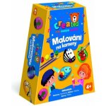 Teddies Malování na kameny/oblázky s barvami se štětci v krabičce 14x15,5x4,5cm – Hledejceny.cz
