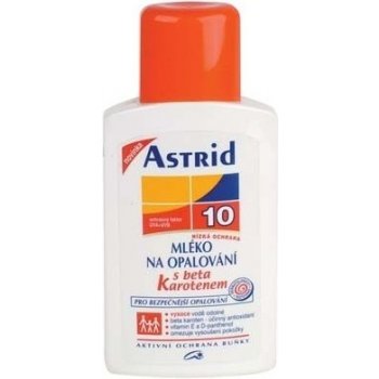 Astrid opalovací mléko s betakarotenem SPF10 200 ml