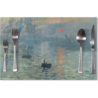 Sablio Prostírání Imprese, východ slunce - Claude Monet 40x30cm – Hledejceny.cz