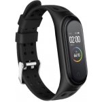 Xiaomi Mi Band 5/6 náhradní náramek Jemný silikon Černá MBSCZ-JS5CER