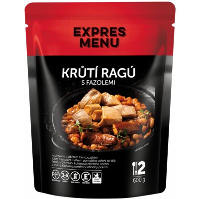 EXPRES MENU Krůtí ragů s fazolemi 600 g – Zbozi.Blesk.cz