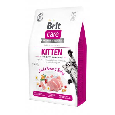 Brit Care Cat Grain-Free Kitten Healthy Growth & Development 2 kg – Zboží Mobilmania