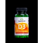 Swanson Vitamín D3 1000 iu Cholekalciferol 250 kapslí – Hledejceny.cz